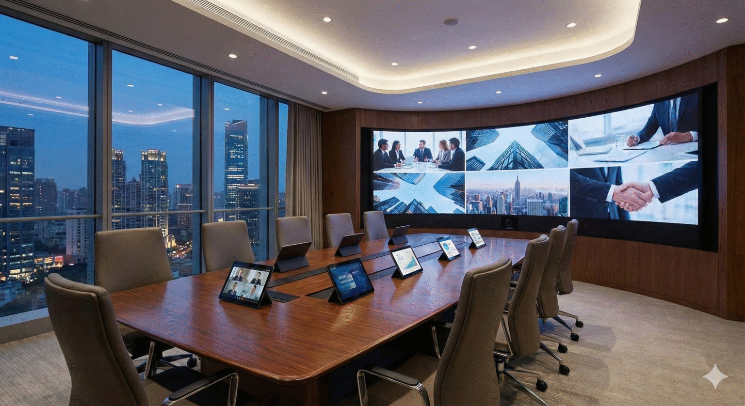 Enterprise Boardroom AV & Smart Meeting Room Design | ELV Digital Solutions